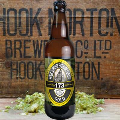 173 Gold 500ml Beer Bottle - Hook Norton Brewery