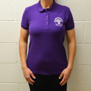 Ladies Purple Polo Shirt