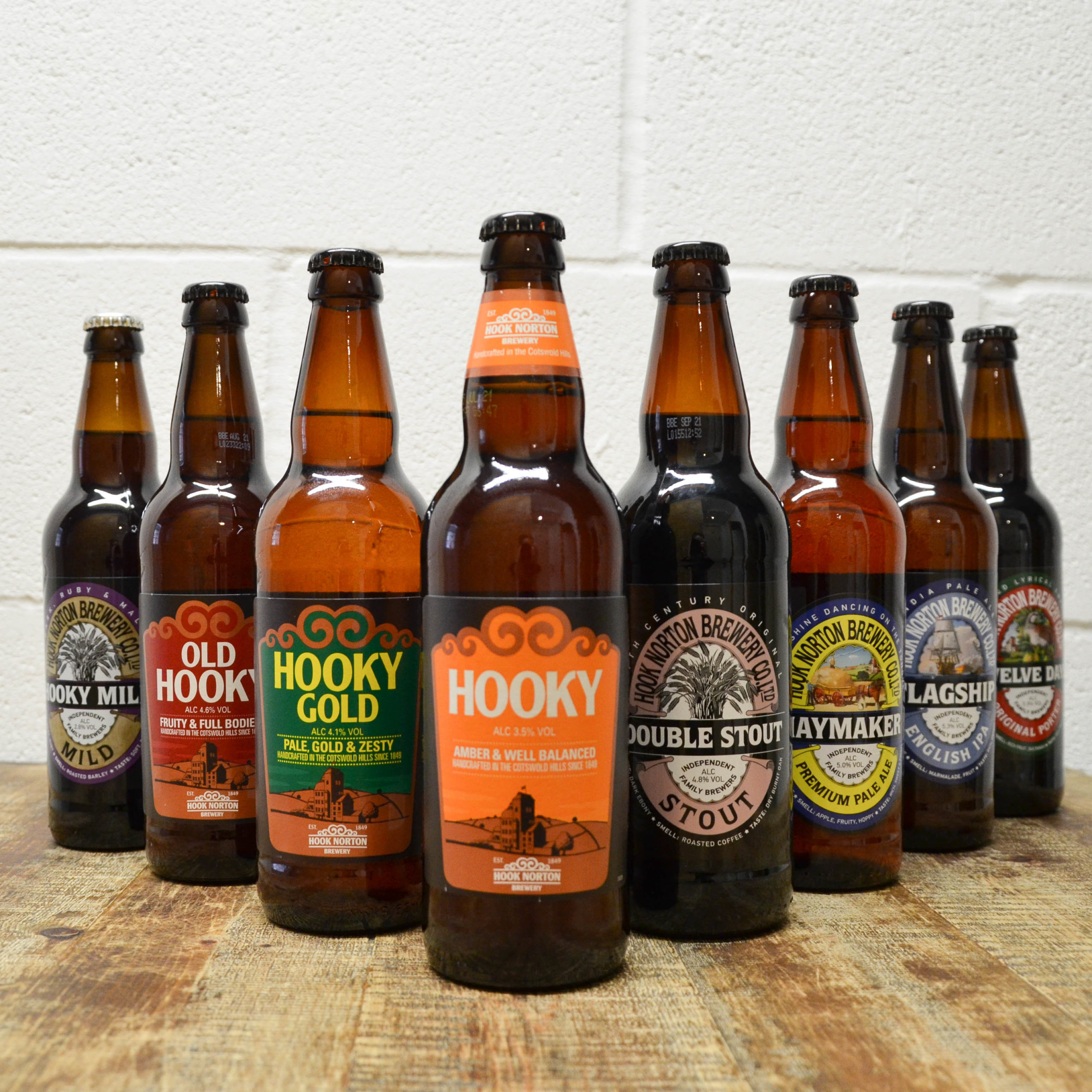 EIGHT BOTTLE BEER VARIETY PACK Hook Norton Brewery