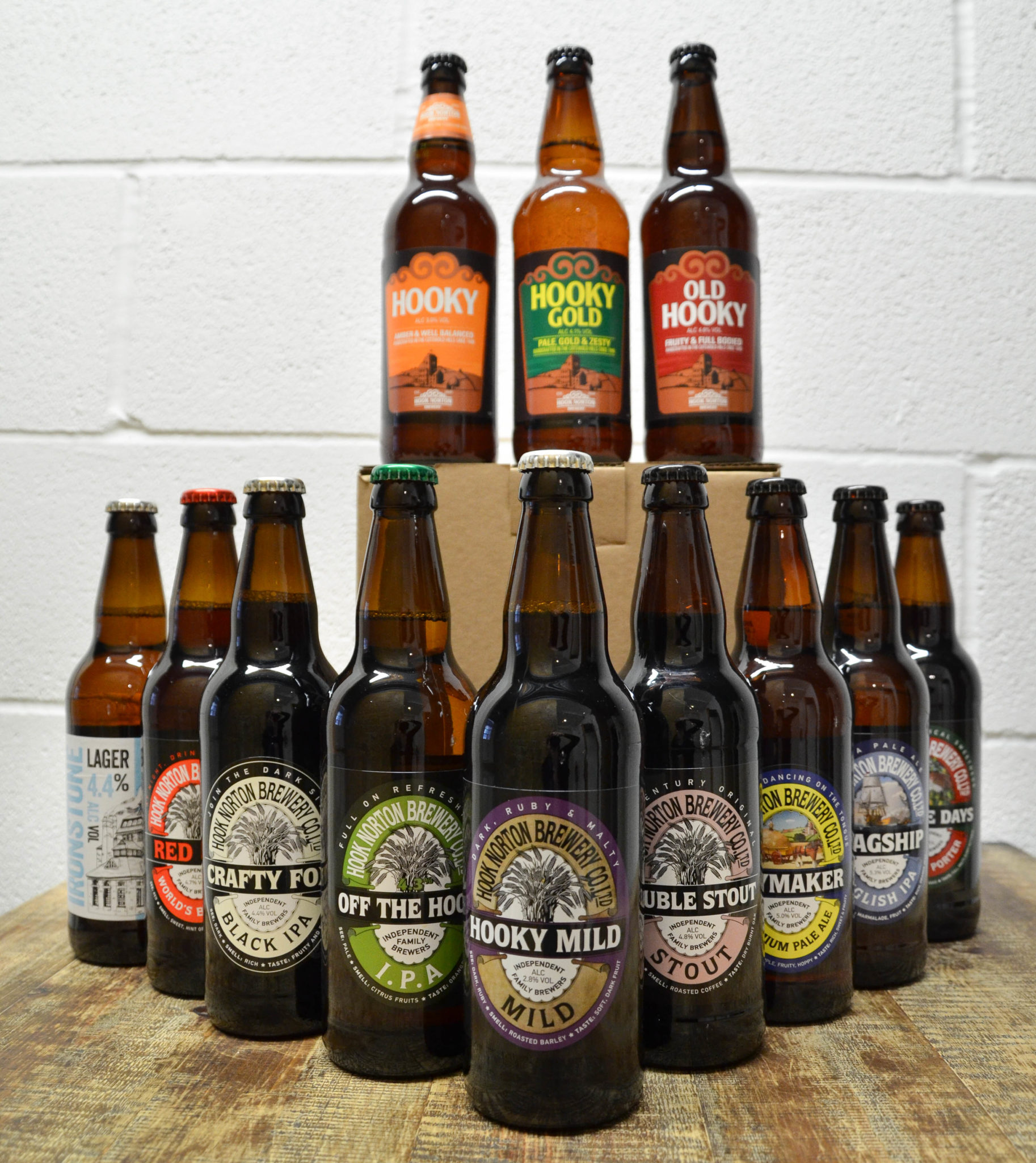 TWELVE BOTTLE BEER PACK Hook Norton Brewery