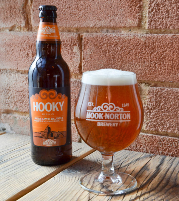 Hooky Beer Bottle and Glass