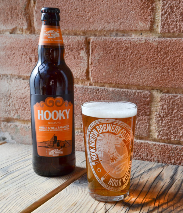 Hooky Beer and Pint Glass