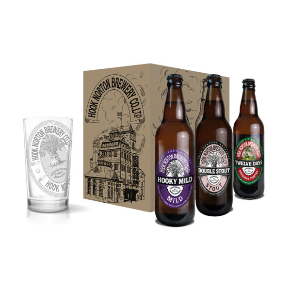 Dark Ales Three Bottle Beer & Pint Glass Pack