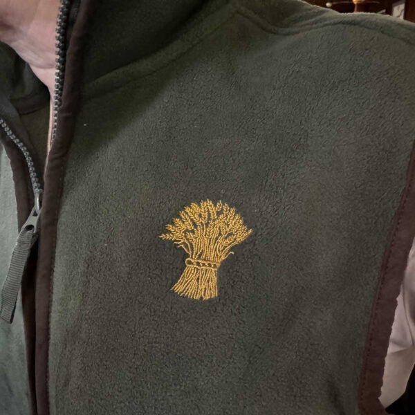 Hook Norton Brewery - Adults Green Barleysheaf Fleece Gilet