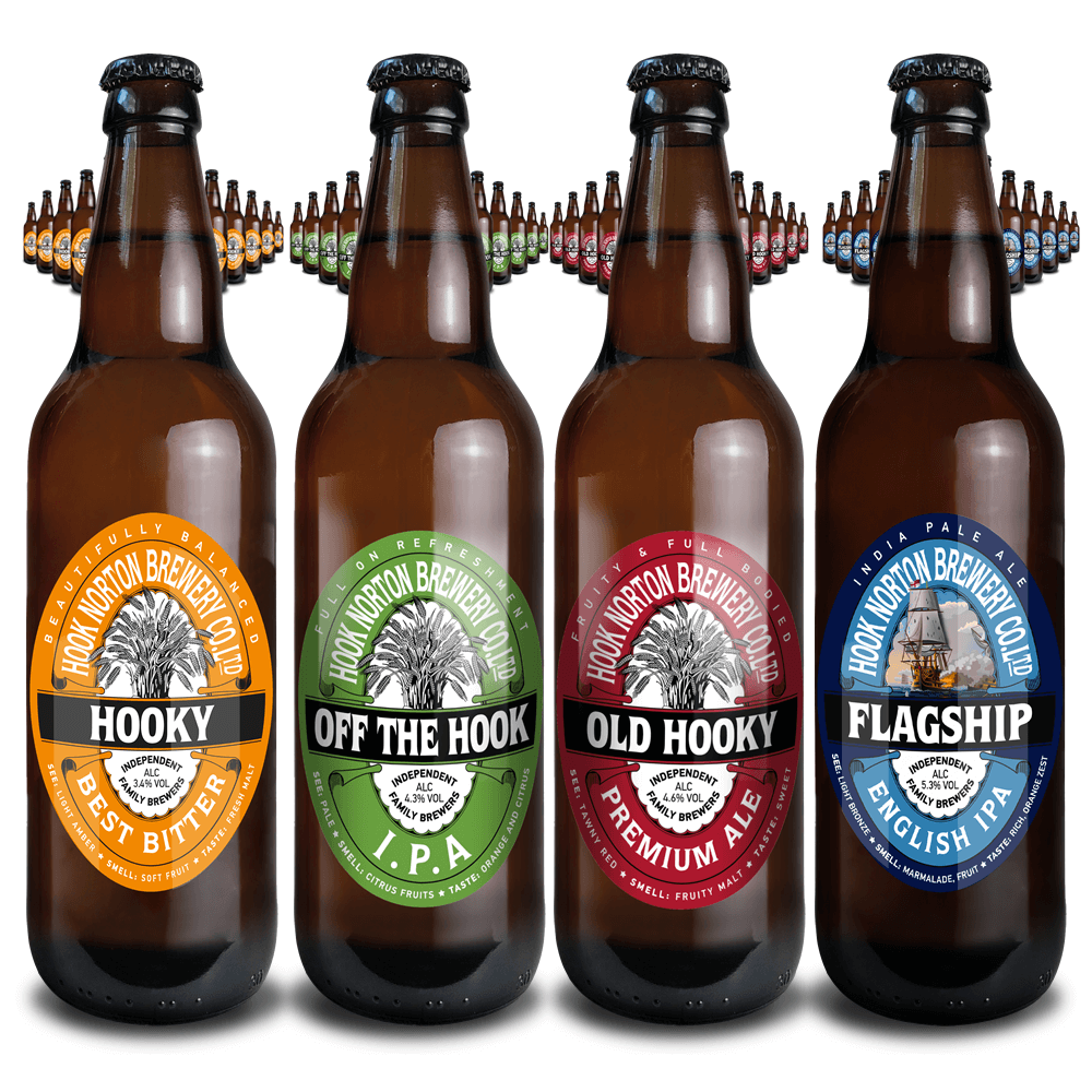 Hook Norton Brewery Four Case Offer The Hooky Ales & IPAs Selection