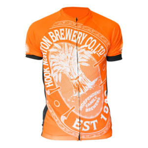 Kalas Hook Norton Brewery Short Sleeve Orange Cycling Jersey