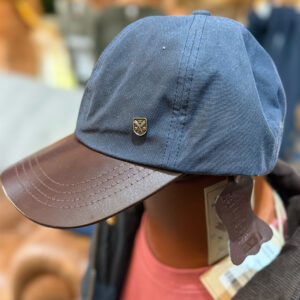 Heritage Leather Peak Wax Baseball Cap