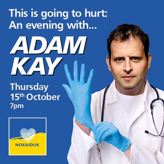 This Is Going To Hurt - An Evening With Adam Kay - Thurs 15th October