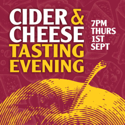 cider & cheese tasting evening