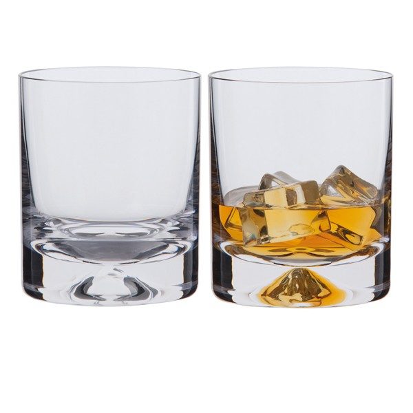 Dimple Old Fashioned Whisky Glasses
