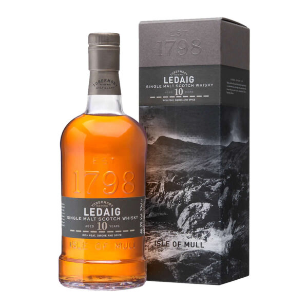 ledaig 10 year single malt scotch whisky at Hook Norton Brewery