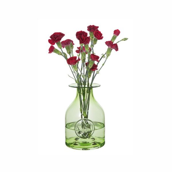 Lily/Green Flower Bottle