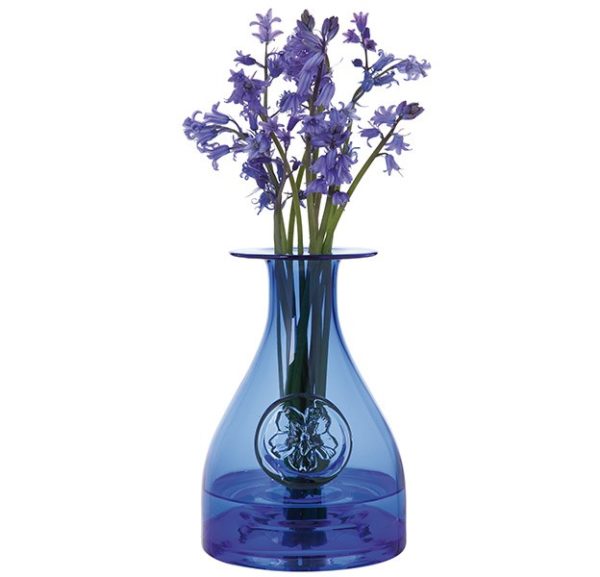 Primrose Cobalt Flower Bottle