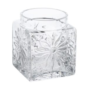 Marguerite Square Vase Clear