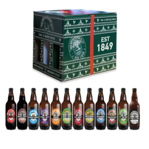 12 Beer Pack in Green Christmas box - Hook Norton Brewery