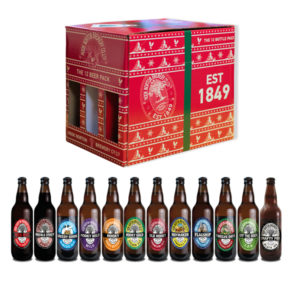 12 Beer Pack in Red Christmas box - Hook Norton Brewery